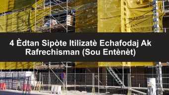 4 èdtan Sipòte Echafodaj Fòmasyon Itilizatè Kou sou entènèt Refresher