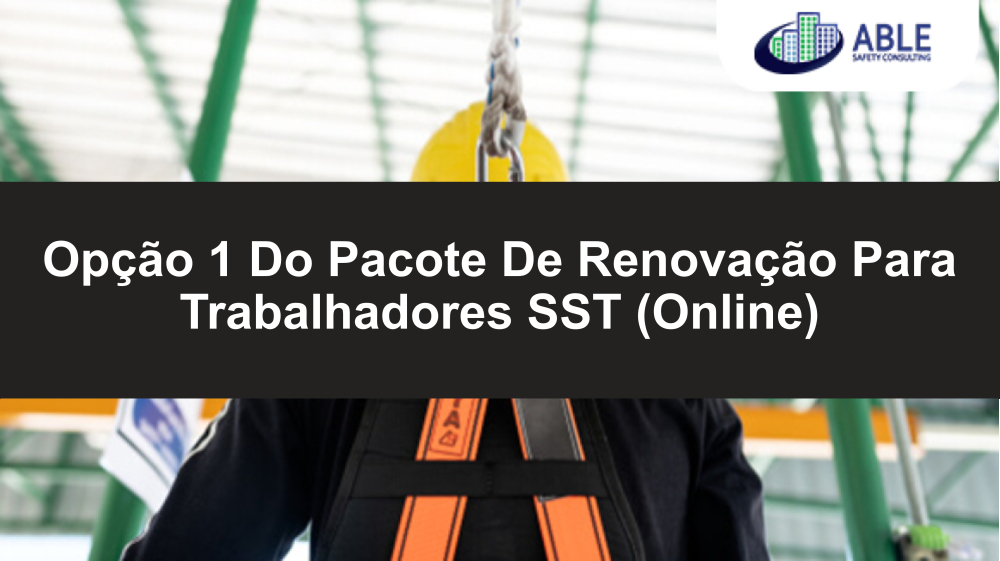 Pacote de Renovação para Trabalhadores SST – Opção 1