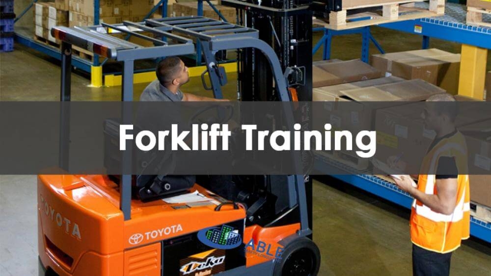 OSHA compliant 4-hour forklift training course at Able Safety Consulting