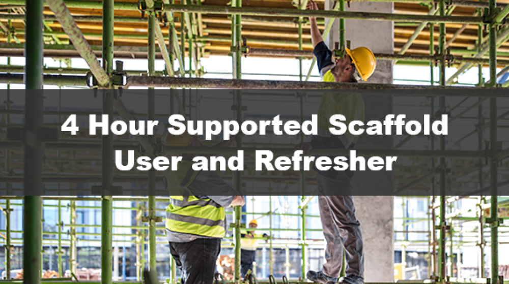 Participants in 4 Hour Supported Scaffold Training Course by Able Safety Consulting