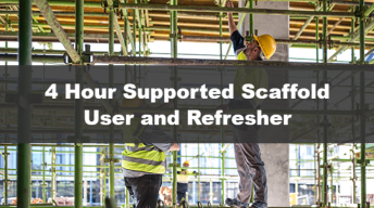 Participants in 4 Hour Supported Scaffold Training Course by Able Safety Consulting