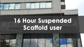 Certification awarded upon completion of scaffolding safety training